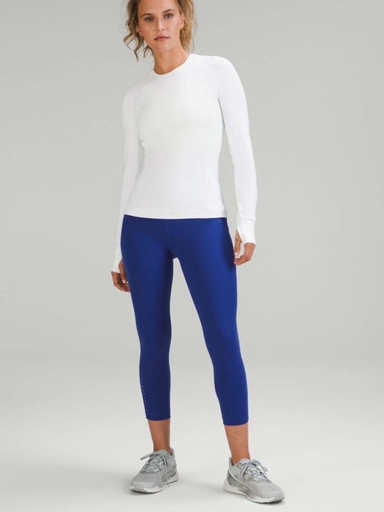 lululemon athletica Pants - Lululemon Swift Speed High-Rise Crop 23" in Psychic Blue Size 6